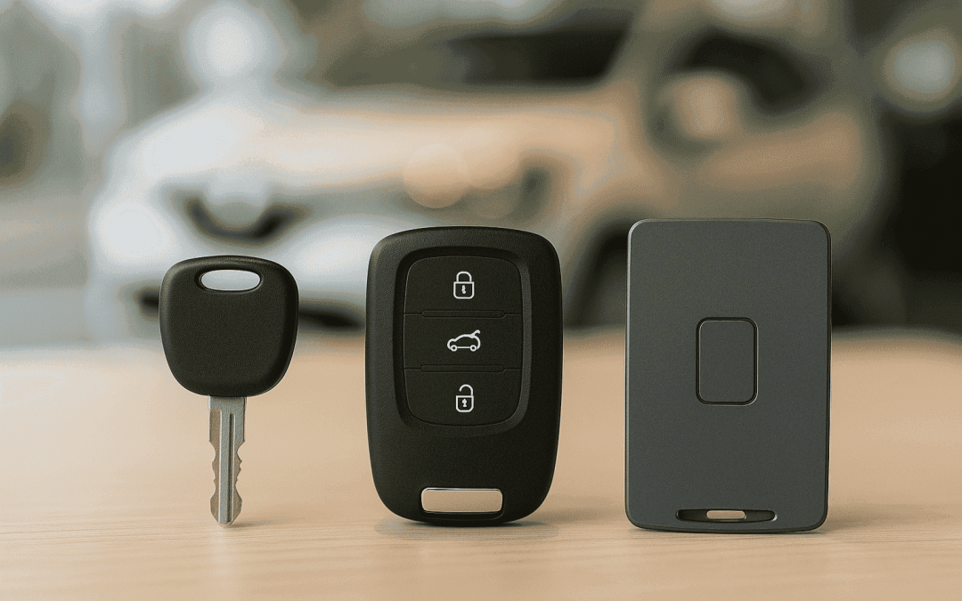 Quels sont les différents types de clés de voiture ou de système de fermeture ?